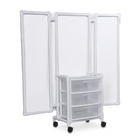 market leb Privacy Screen with 3-Drawer Unit each ML107935