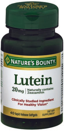 US Nutrition Eye Vitamin Supplement Nature's Bounty® Lutein 20 mg Strength Softgel 40 per Bottle