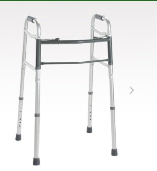 Breg Folding Walker Adjustable Height Breg Aluminum Frame 250 lbs. Weight Capacity 32 to 39 Inch Height