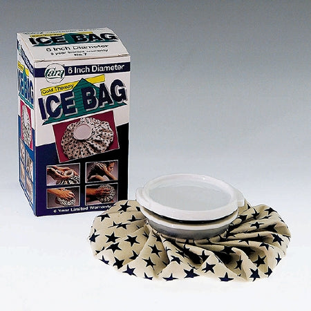 Cara Inc English Style Ice Bag Cara® General Purpose One Size Fits Most 6 Inch Diameter Fabric / Rubber Reusable