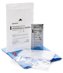 Ultrasound Probe Cover McKesson 6 X 33 Inch Polyethylene Sterile For use with Endocavity Transducers