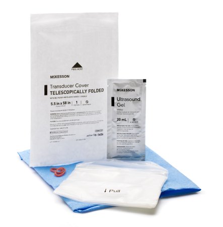 Ultrasound Probe Cover McKesson 5-1/2 X 58 Inch Polyurethane Sterile For use with Endocavity Transducers