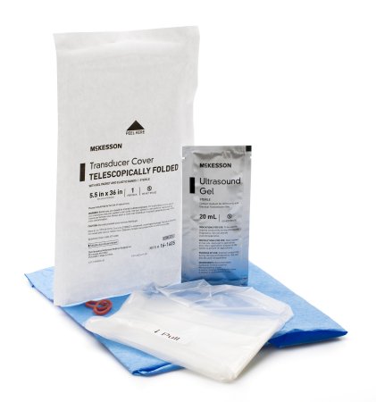 Ultrasound Probe Cover McKesson 5-1/2 X 36 Inch Polyurethane Sterile For use with Endocavity Transducers