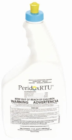Fisher Scientific Contec™ PeridoxRTU™ Surface Disinfectant Cleaner Peroxide Based Liquid 32 oz. Bottle Vinegar Scent Sterile - M-1094472-1333 - Case of 6