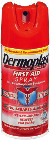 DermoPlast First Aid Antibacterial Spray, 2.75 oz