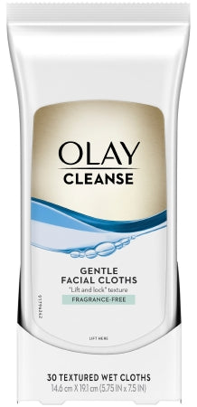 Procter & Gamble Personal Wipe Olay® Gentle Clean Soft Pack Water / Hexylene Glycol / Glycerin / Dimethicone Unscented 30 Count
