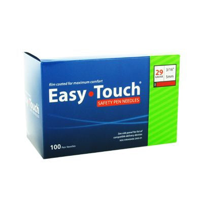 MHC Medical Insulin Pen Needle EasyTouch™ 29 Gauge 5 mm Length Safety Sheild