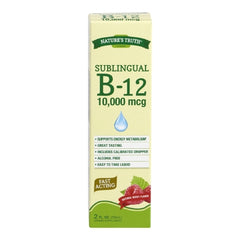 Piping Rock Health Products Vitamin Supplement Nature's Truth® Vitamin B12 1000 mcg Strength Liquid 2 oz. Berry Flavor
