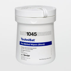 Texwipe TechniSat® Surface Disinfectant Cleaner Premoistened Cleanroom Wipe 100 Count Canister Disposable Alcohol Scent NonSterile - M-1140709-4872 - Case of 12