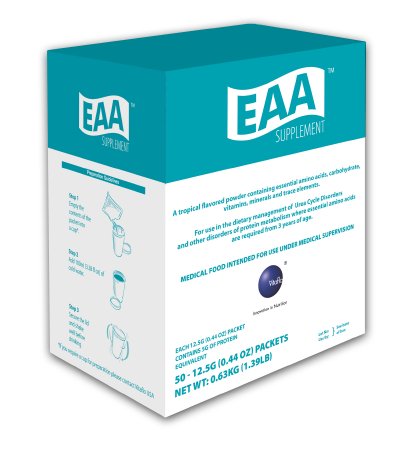 Vitaflo USA LLC Amino Acid Oral Supplement EAA Tropical Flavor 12.5 Gram Individual Packet Powder