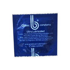 B Holding Group Condom Lubricated One Size Fits Most 1,000 per Case