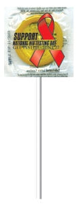 Total Access Group Condom Pleasure Pop™ One Size Fits Most 100 per Box