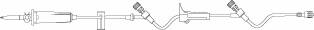 B. Braun Primary Administration Set BBraun 15 Drops / mL Drip Rate 106 Inch Tubing 2 Ports - M-209886-3629 - Case of 50