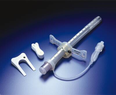 Smiths Medical Tracheostomy Tube Bivona® TTS™ Hyperflex™ Adjustable Neck Flange Size 10 Cuffed