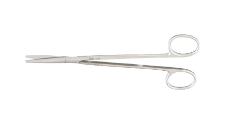 Dissecting Scissors Miltex® Metzenbaum 7 Inch Length OR Grade German Stainless Steel NonSterile Finger Ring Handle Straight Blade Blunt Tip / Blunt Tip