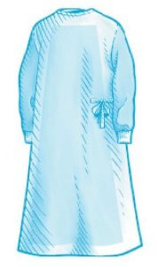 Cardinal Poly-Reinforced Surgical Gown with Towel Astound® X-Large Blue Sterile AAMI Level 4 Disposable