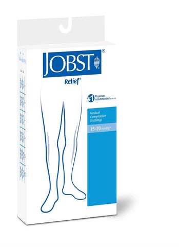 BSN Medical Compression Stocking JOBST Relief Knee High X-Large / Full Calf Black Closed Toe - M-869095-3851 | Pair