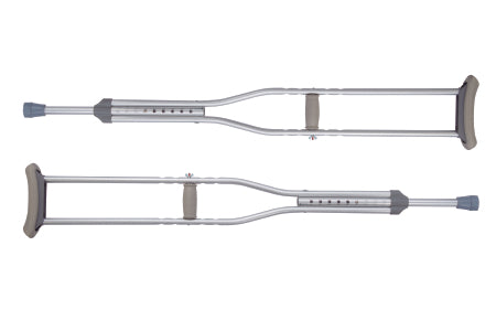 DJO Underarm Crutches Procare™ Aluminum Frame Child 300 lbs. Weight Capacity Push Button / Wing Nut Adjustment
