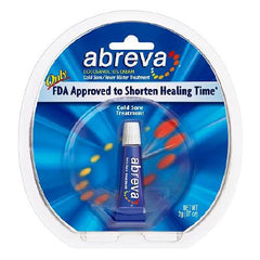 Glaxo Smith Kline Cold Sore Treatment Abreva® 10% Strength Docosanol Cream 2 Gram