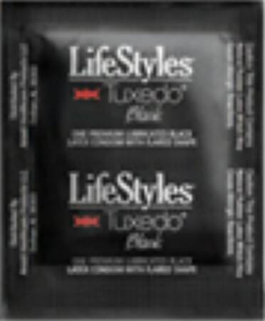 Sxwell USA Condom Lifestyles® Tuxedo™ Lubricated One Size Fits Most 1,000 per Case