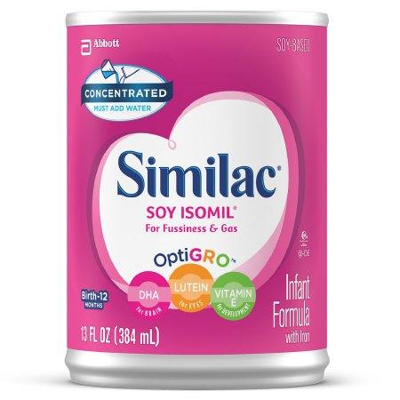 Abbott Nutrition Infant Formula Similac® Soy Isomil® For Fussiness and Gas 13 oz. Can Liquid Concentrate