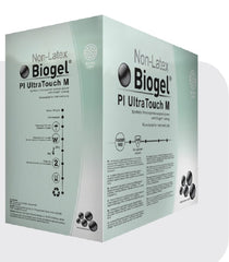 Molnlycke Surgical Glove Biogel® PI UltraTouch™ M Size 9 Sterile Pair Polyisoprene Extended Cuff Length Fully Textured Straw Not Chemo Approved - M-726158-3554 - Case of 160