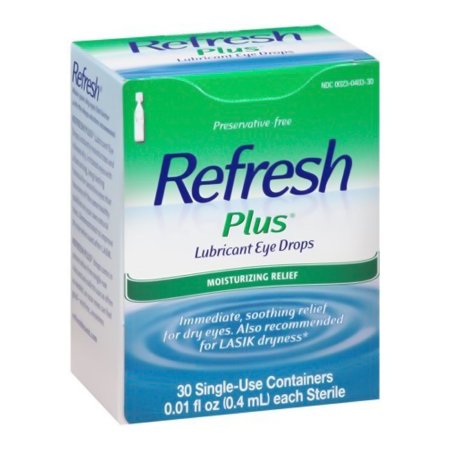 Allergan Pharmaceutical Eye Lubricant Refresh Plus® 0.01 oz. Eye Drops