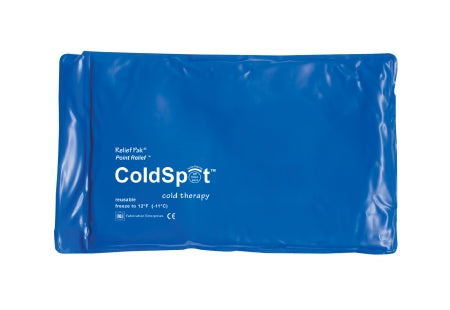 Fabrication Enterprises Cold Pack Relief Pak® ColdSpot™ General Purpose Half Size 7 X 11 Inch Vinyl / Gel Reusable