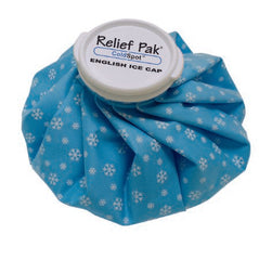 Fabrication Enterprises English Style Ice Bag Relief Pak® General Purpose One Size Fits Most 11 Inch Diameter Rubberized Fabric / Plastic Reusable