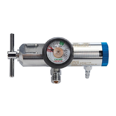 Cramer Decker Medical Inc MERET MAGNUM™ Oxygen Regulator Adjustable 0 - 25 LPM Barb Outlet CGA-870