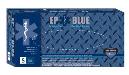 Innovative Healthcare Corporation Exam Glove DermAssist® EP Blue™ Medium NonSterile Latex Extended Cuff Length Fully Textured Blue Chemo Tested - M-783799-2074 - Case of 500