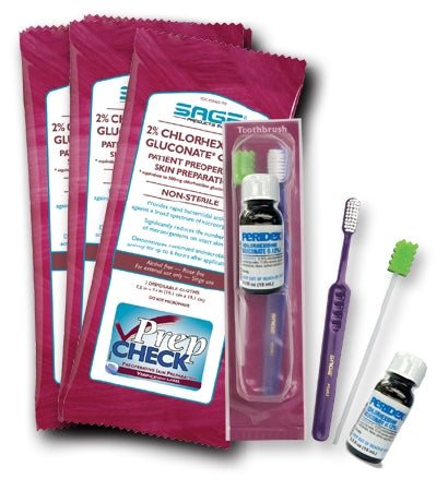 Sage Products Preoperative Oral and Skin Cleansing Kit NonSterile