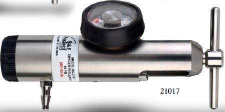 Allied Healthcare B & F Medical Oxygen Regulator Click Style w/o Gauge 0 - 15 LPM Barb Outlet CGA-870