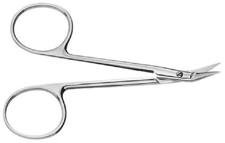 Scissors, Iris, Angled, Sharp/Probe