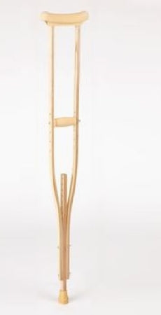 Patterson Medical Supply Underarm Crutches Sammons Preston® Wood Frame Extra Tall Adult 350 lbs. Weight Capacity