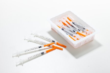 Sol-Millennium Medical Allergy Tray Sol-M™ 1 mL 23 Gauge 1/2 Inch Attached Needle Without Safety - M-839271-2366 - Case of 1000