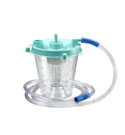 Bemis Healthcare Suction Canister Hi-Flow™ 800 mL Float Valve Shut-Off Lid - M-840955-4151 - Each