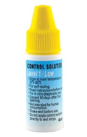 Pharma Supply Inc Blood Glucose Control Solution Advocate® Redi-Code Plus Blood Glucose Testing 4 mL Low Level