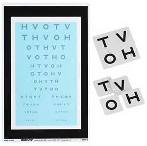 HOTV Eye Chart (10 ft)