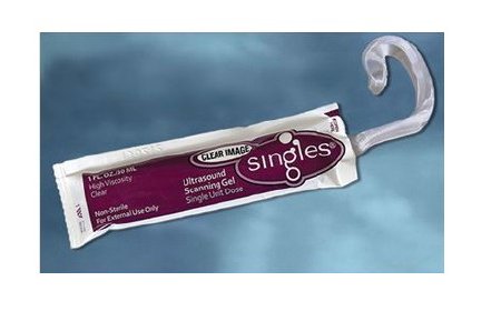 Cone Instruments Ultrasound Gel Clear Image Singles® 400 Packets Dispensing Carton