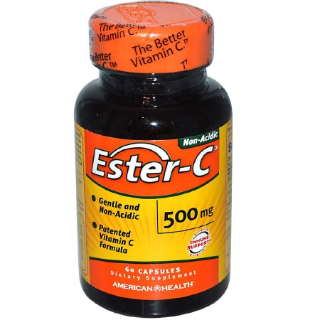 US Nutrition Vitamin C Supplement Ester-C® Ascorbic Acid 500 mg Strength Tablet 60 per Bottle