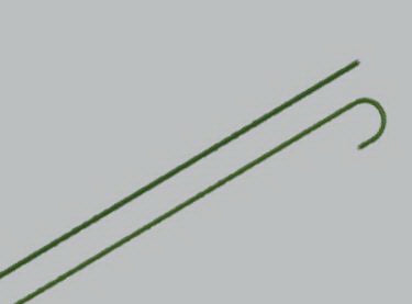 Cook Medical Fixed-Core Wire Guide PTFE-Coated Stainless Steel, 0.38 Inch Diameter, 145 cm Length, 6 cm Taper Length, 2.5 cm Floppy Tip Length, 3 mm Tip Curved Radius, Safe-T-J® Tip