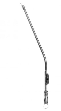 V. Mueller Suction Tube Rhoton-Merz 10 Fr. Stainless Steel