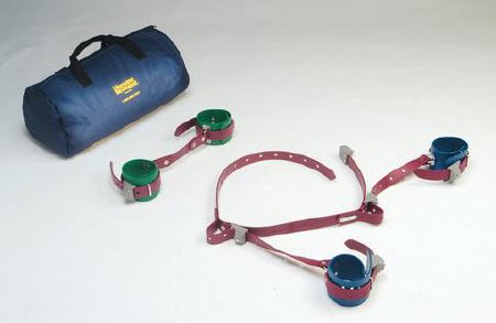 Humane Restraint Ambulatory Restraint Kit One Size Fits Most Hook and Loop Closure