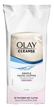 The Palm Tree Group Personal Wipe Olay® Soft Pack Water / Hexylene Glycol / Glycerin / Dimethicone Scented 30 Count
