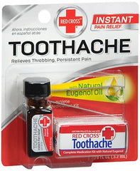 Mentholatum Company Oral Pain Relief Kit Red Cross® 85% Strength Eugenol Liquid 0.12 oz.