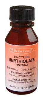 DLC Lab Antiseptic Tincture Merthiolate Topical Liquid 1 oz. Spray Bottle