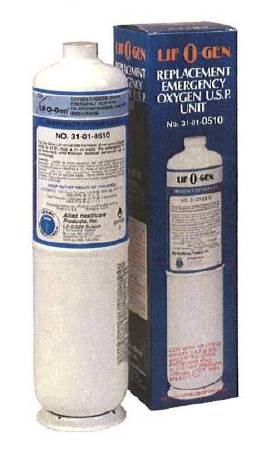 Allied Healthcare Lif-O-Gen® Disposable Oxygen Cylinder (Filled)