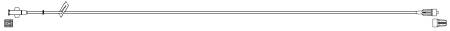 Codan US Corporation Extension Set 60 Inch Tubing 1.9 mL Priming Volume - M-648078-3931 - Case of 50