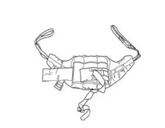 Joerns Healthcare Deluxe Stand Aid Transport Sling Hoyer® Small 440 lbs. Weight Capacity - M-826928-3970 - Each